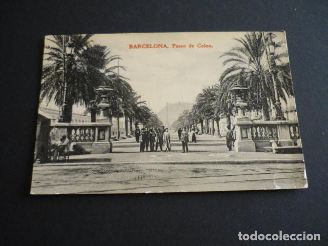 Postales: BARCELONA PASEO DE COLON - Foto 1