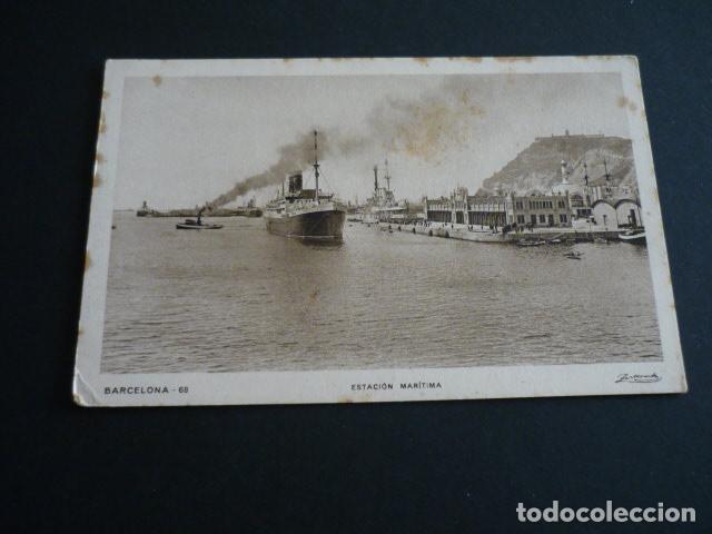 Postales: BARCELONA ESTACION MARITIMA - Foto 1