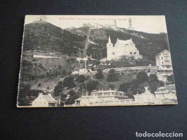 Postales: BARCELONA PANORAMA DEL FUNICULAR AL TIBIDABO - Foto 1