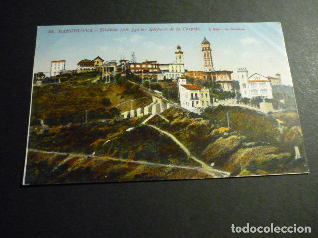 Postales: BARCELONA TIBIDABO EDIFICIOS DE LA CUSPIDE - Foto 1