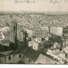 Postales: BARCELONA-VISTA PARCIAL DESDE LO ALTO DEL CAMPANARIO DE LA CATEDRAL-FOTOGRÁFICA-AÑO 1914