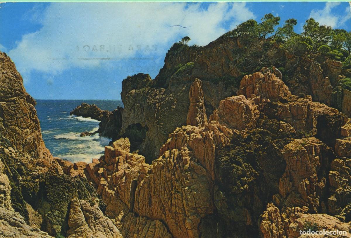 Postales: N&ordm; 1799-GIRONA. Acantilados de Aigua-Xelida. Circulada en 1978. ED. GARC&Iacute;A GARRABELLA Y C&Iacute;A