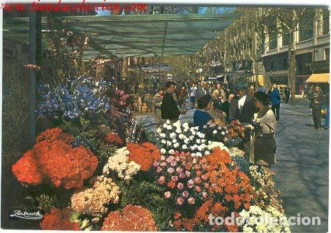 Postales: Barcelona. Rambla de les Flors. - Foto 1