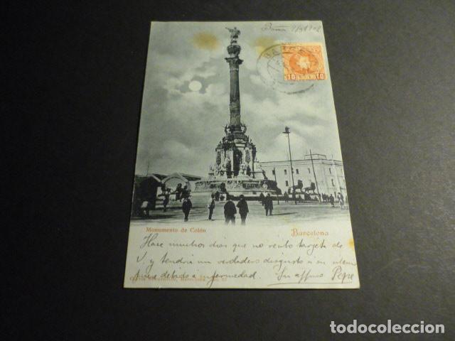 Postales: BARCELONA MONUMENTO DE COLON - Foto 1
