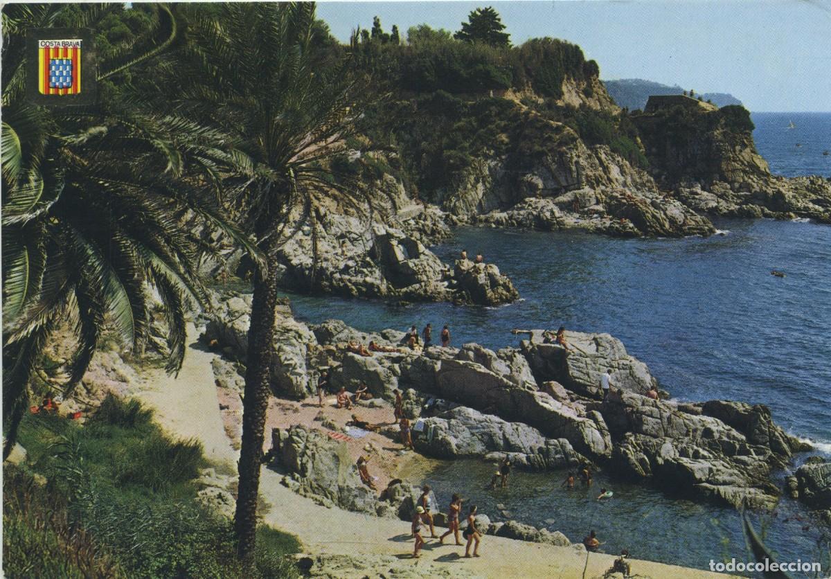 Postales: N&ordm; -COSTA BRAVA. Acantilados. Circulada en 1989. ED. COMERCIAL ESCUDO DE ORO