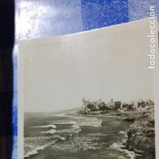 Cartoline: BARCELONA SITGES Nº 19, PLAYA DE MODA PLATJA DE SAN SEBASTIAN, FOTO. A. ZERKOWITZ, CURSADA 1945