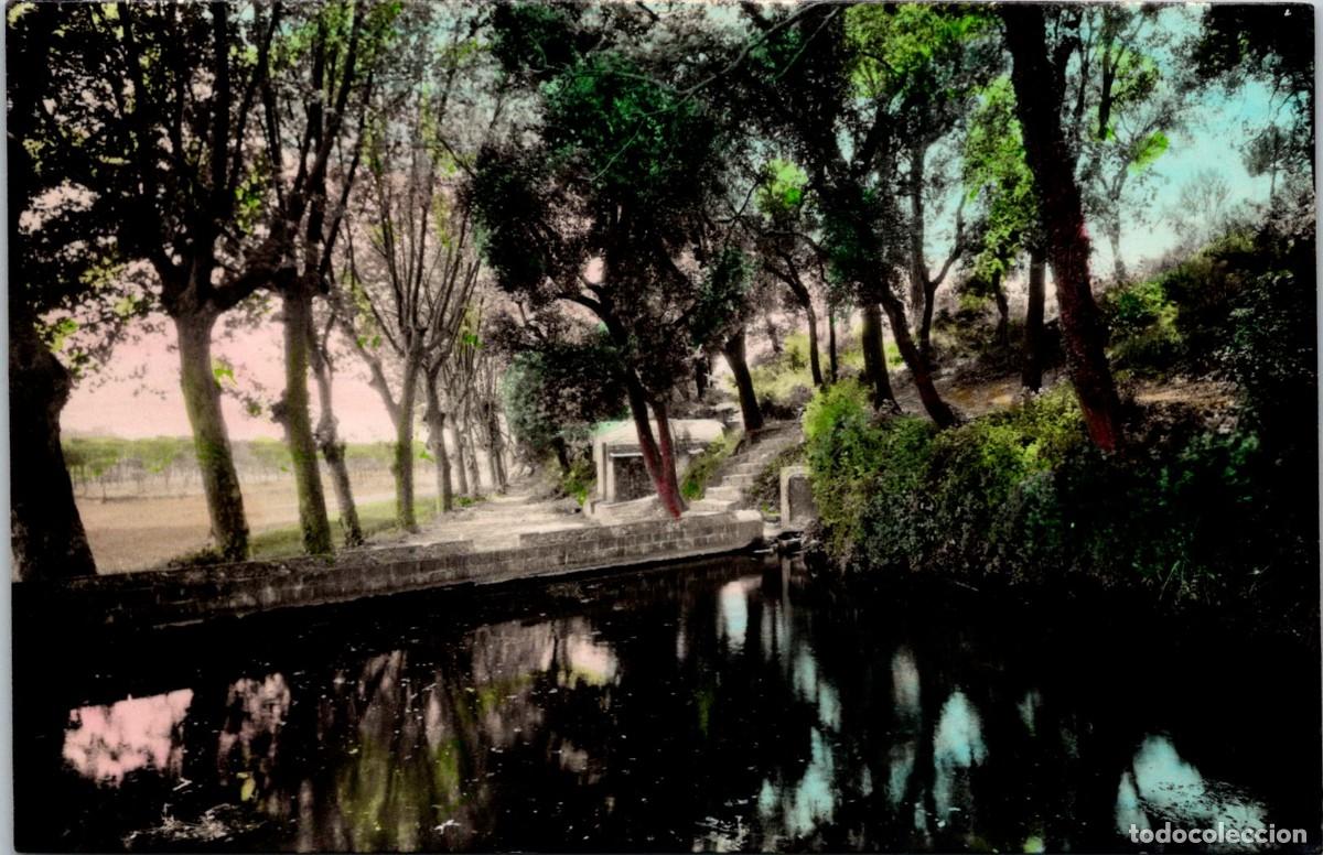 Postales: Palau de Plegamans - Fuente de San Roque - n&ordm; 10 - Ed. E. M. n&ordm; 2 - Coloreada - 137x88mm
