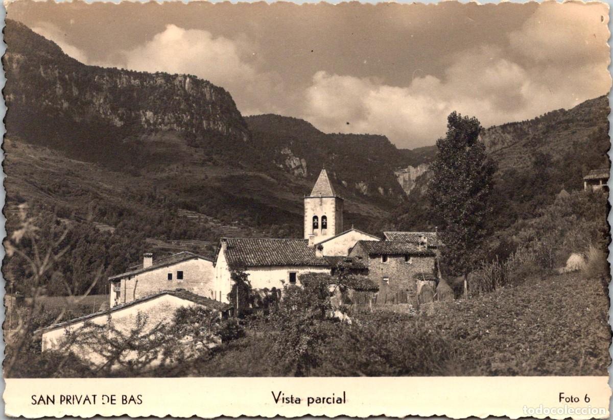 Postales: San Privat de Bas - Vista parcial - Ed. Fonda Mulleras n&ordm; 6 - Sin m&aacute;s datos - 137x94mm