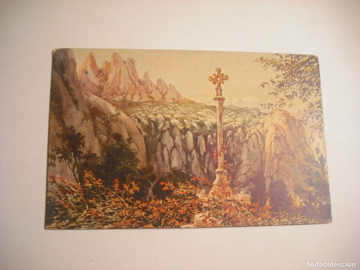 Postales: MONTSERRAT . VISTA DESDE SAN MIGUEL . CATALU&Ntilde;A ARTISTICA, SIN CIRCULAR