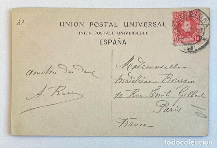 Postales: BARCELONA A.T.V - RAMBLA DEL CENTRO - CIRCULADA - Foto 2