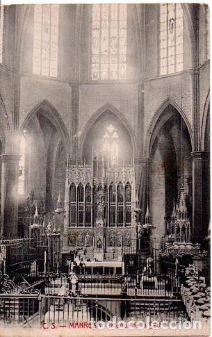Postales: Manresa - Interior de la Seo - Foto 1