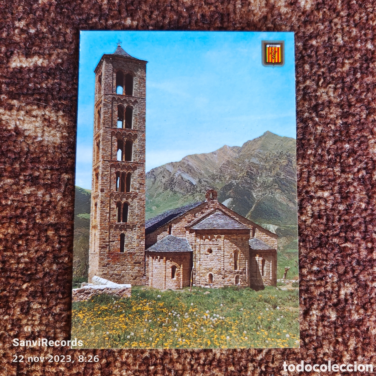 Postales: POSTAL: PIRINEU CATALA, VALL DE BOHI, TA&Uuml;LL, IGLESIA ROM&Aacute;NICA DE SAN CEMENTE (LERIDA, CATALU&Ntilde;A)