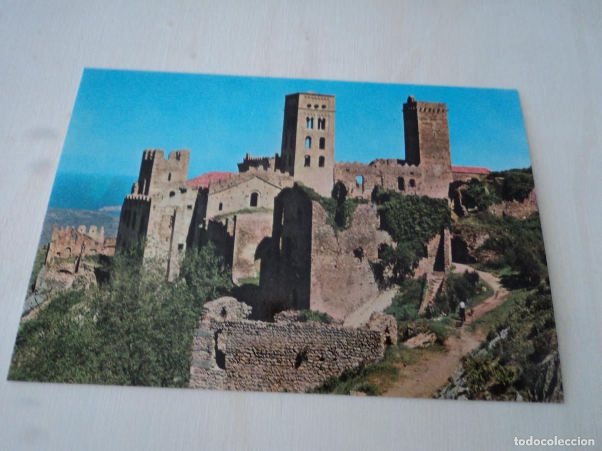 Postales: 1270 costa brava, monestir de sant pere de rodes, ed. meli color