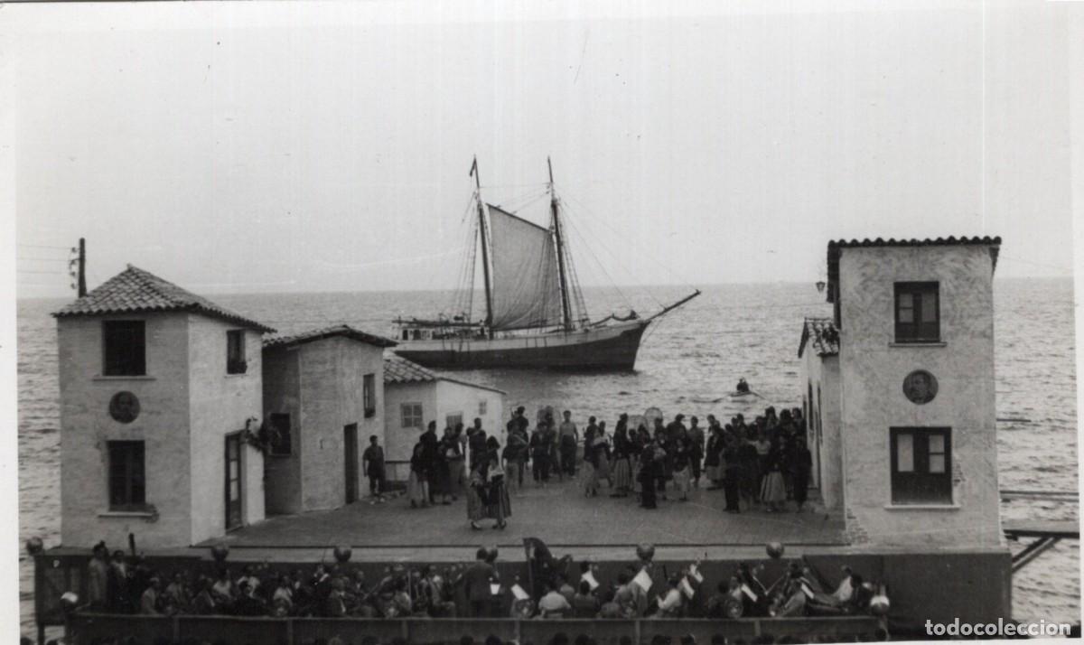 Postales: LLORET DE MAR. TEATRE A LA PLATJA - Foto 1