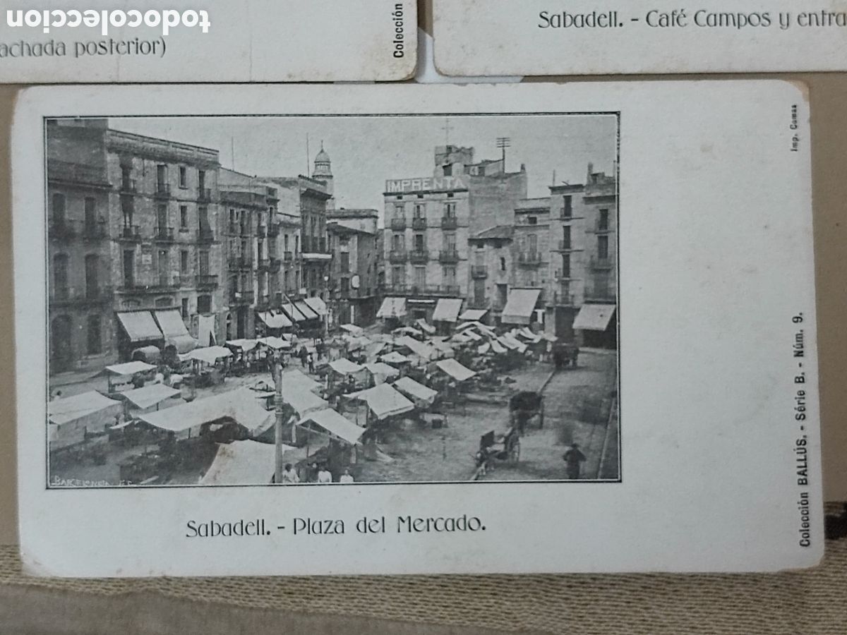 Postales: 3 postales Sabadell - Foto 4