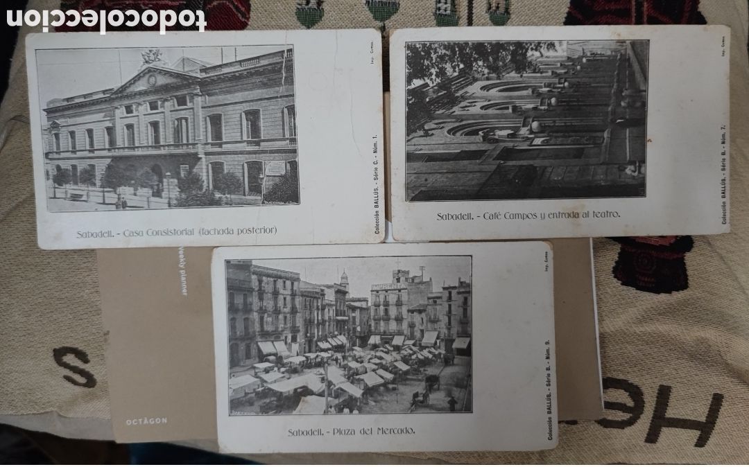 Postales: 3 postales Sabadell - Foto 1