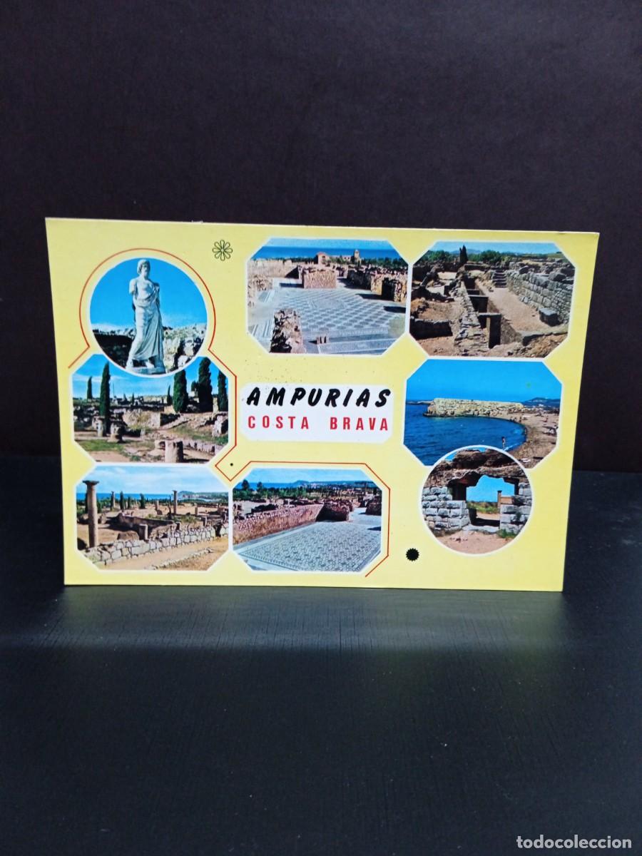 Postales: P269 Costa Brava Ampurias Varios aspectos Werticrom