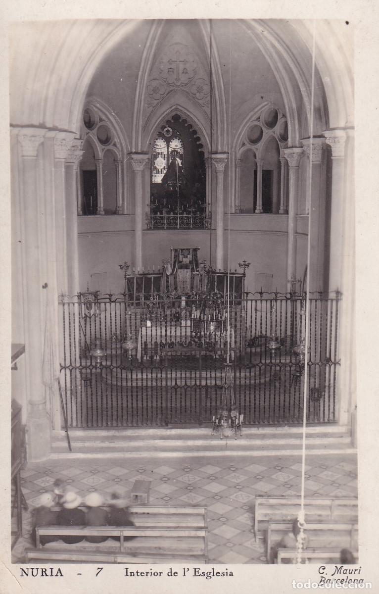 Postales: GERONA NURIA INTERIOR ESGLESIA - Foto 1