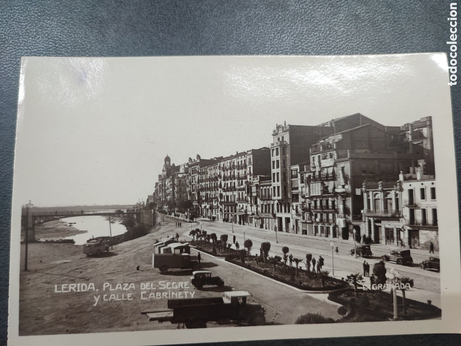 Postales: Postal plaza del Segre y calle cabrinety _ lerida
