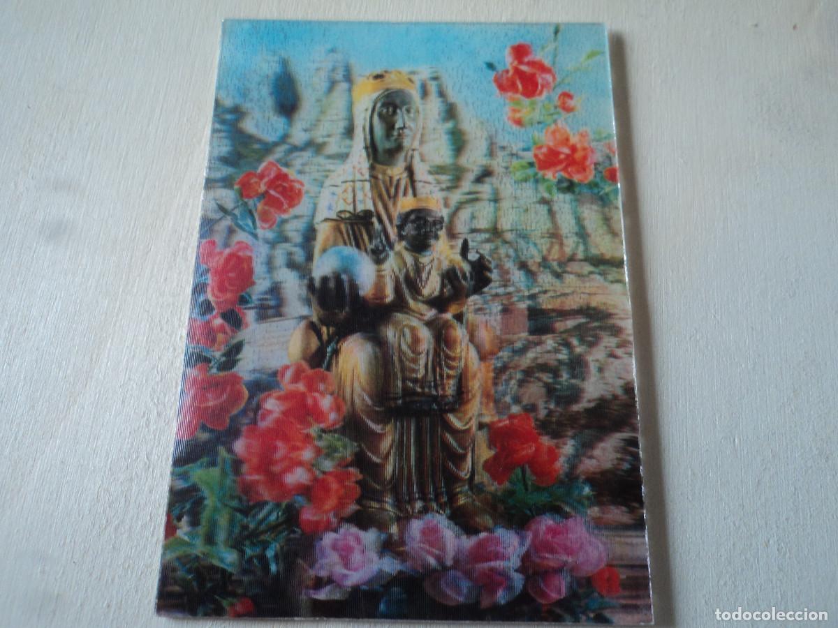 Postales: R 1 Nuestra Se&ntilde;ora de Montserrat. ed. Escudo de Oro. tridimension