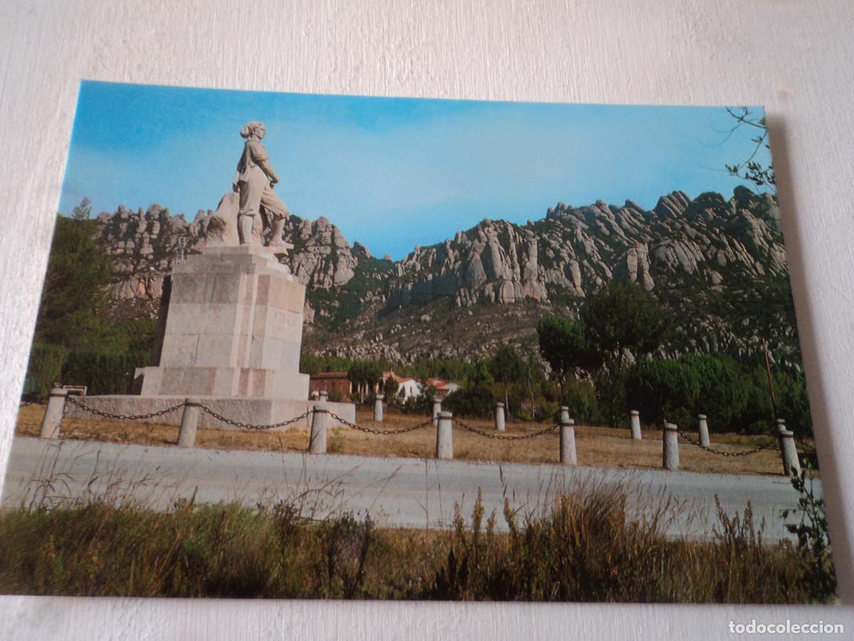 Postales: 29 montserrat monument al timbaler del bruc, ed. vert