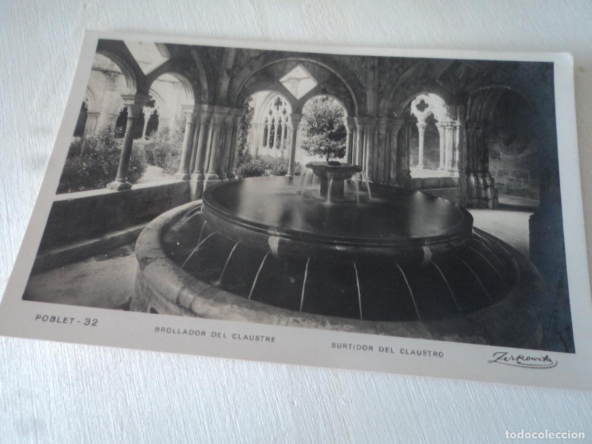 Cartoline: 32 poblet, brollador del claustre, ed. zerkowitz