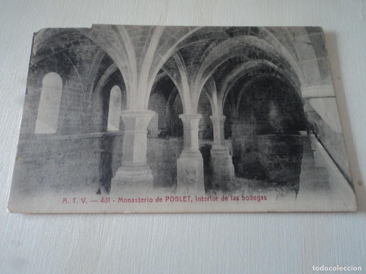 Postales: ATV - 461. MONASTERIO DE POBLET. INTERIOR DE LAS BODEGAS