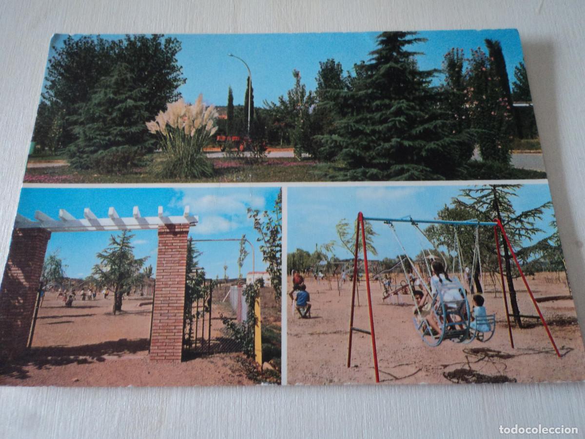 Postales: L&acute;Espluga de Francol&iacute;. casal, Parc infantil i detall dels jardins, ed. cyp