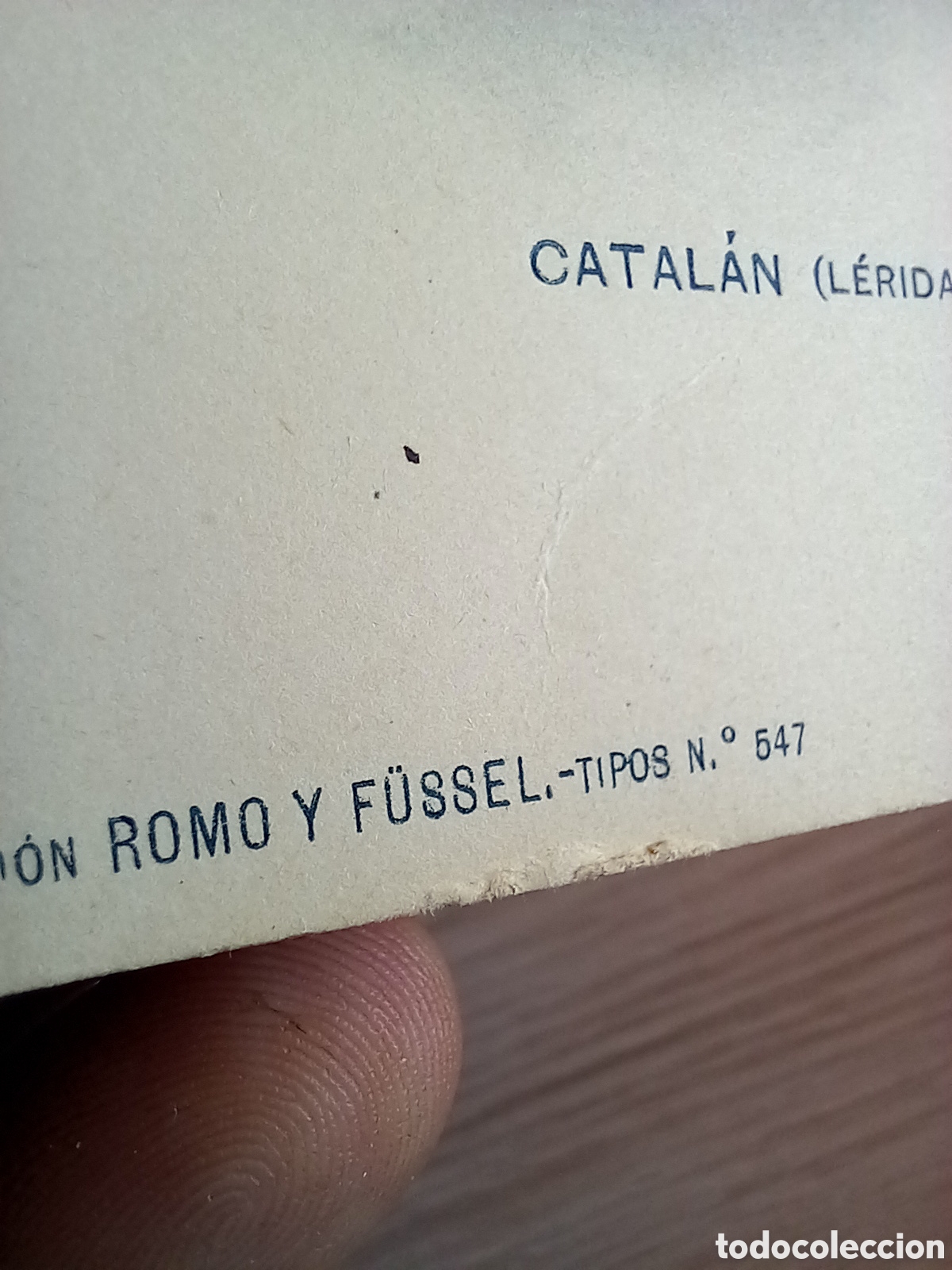 Postales: ANTIGUA POSTAL CATALAN L&Eacute;RIDA - Foto 3