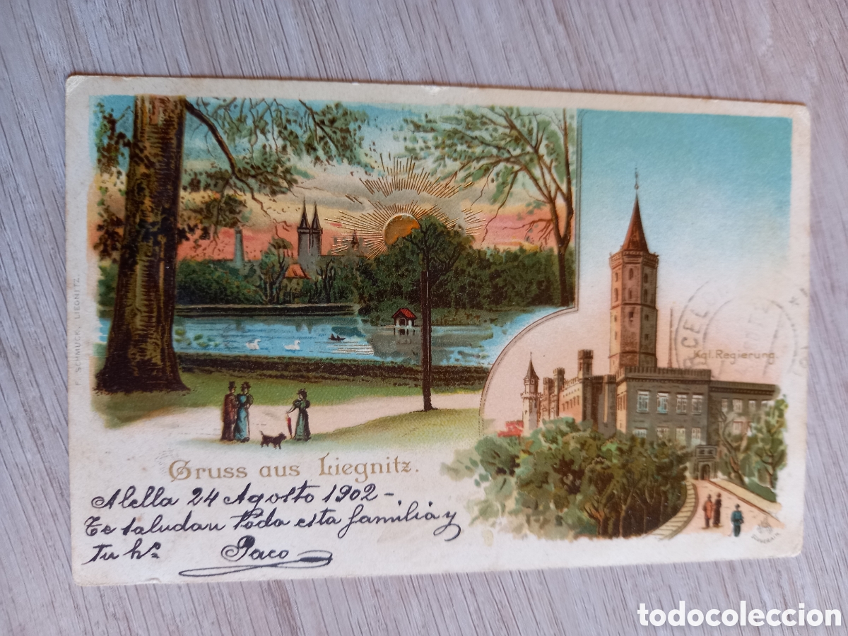 Postales: ANTIGUA POSTAL ALELLA 24 DE AGOSTO 1902