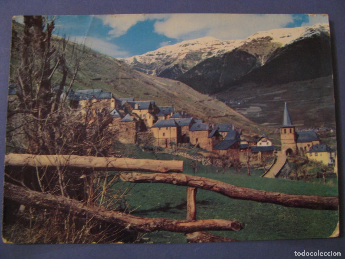 Postales: POSTAL DE VALLE DE ARAN. VISTA PANORAMICA CON GAUSACH A PRIMER TERMINO.