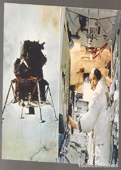 Postales: postal LA CONQUETE DE LA LUNE APOLO XI, juilliet 1969
