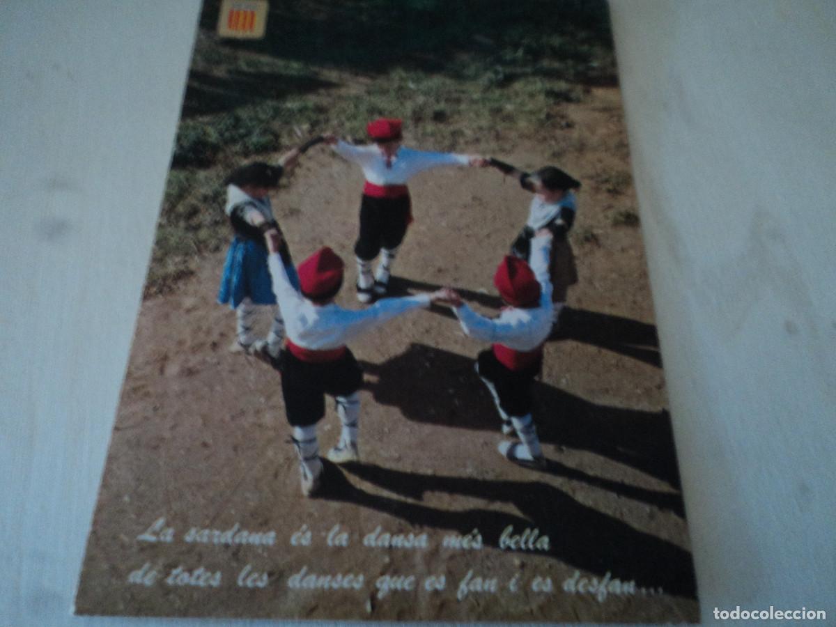 Postales: 3 catalunya tipica, la sardana, ed. escudo, circulada