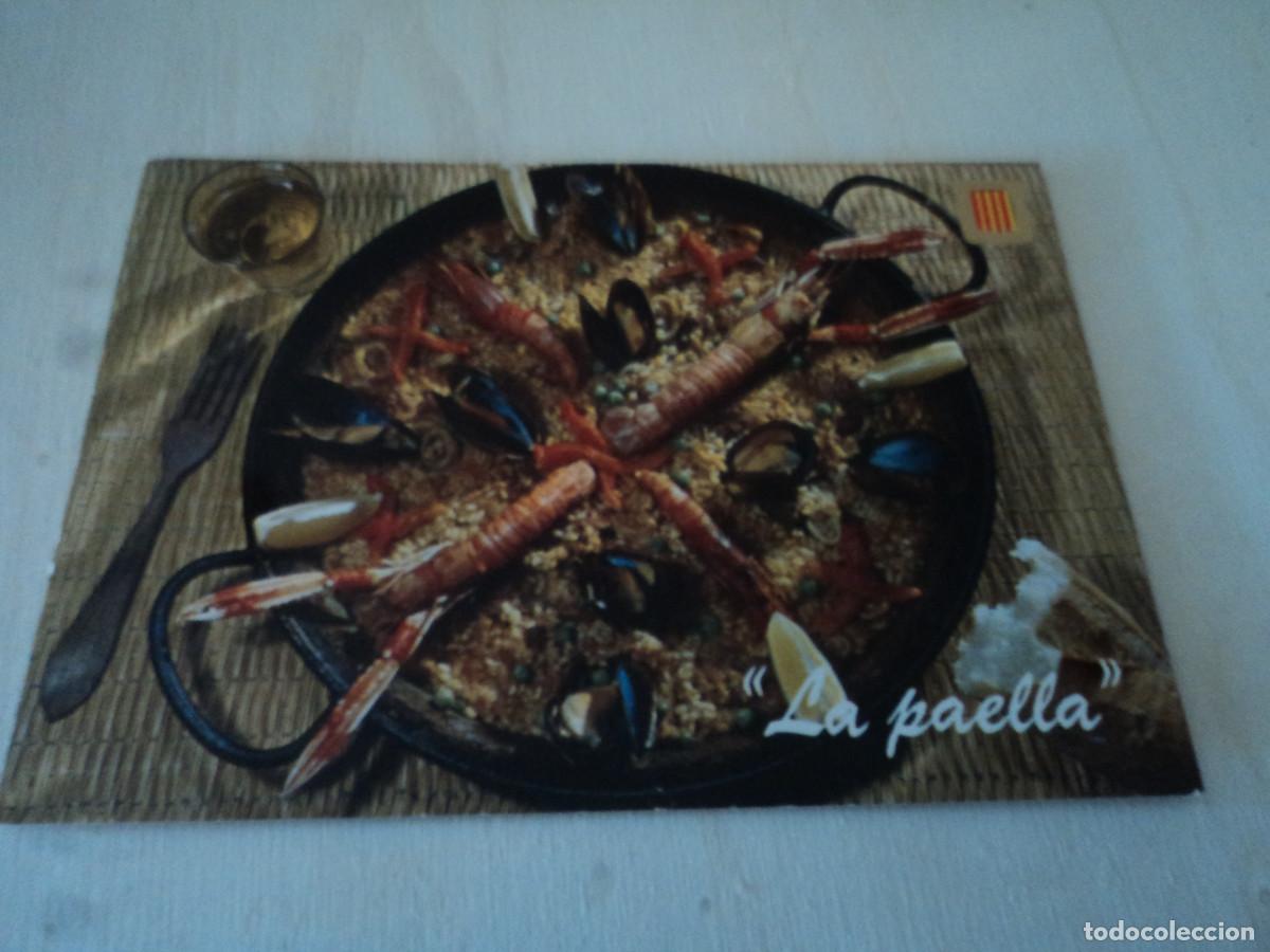 Postales: 24 catalunya tipica, la PAELLA, ed. escudo, circulada 1976