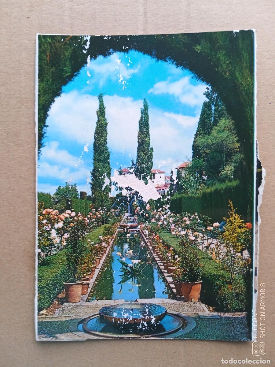 Postales: POSTAL GENERALIFE GRANADA. - Foto 1