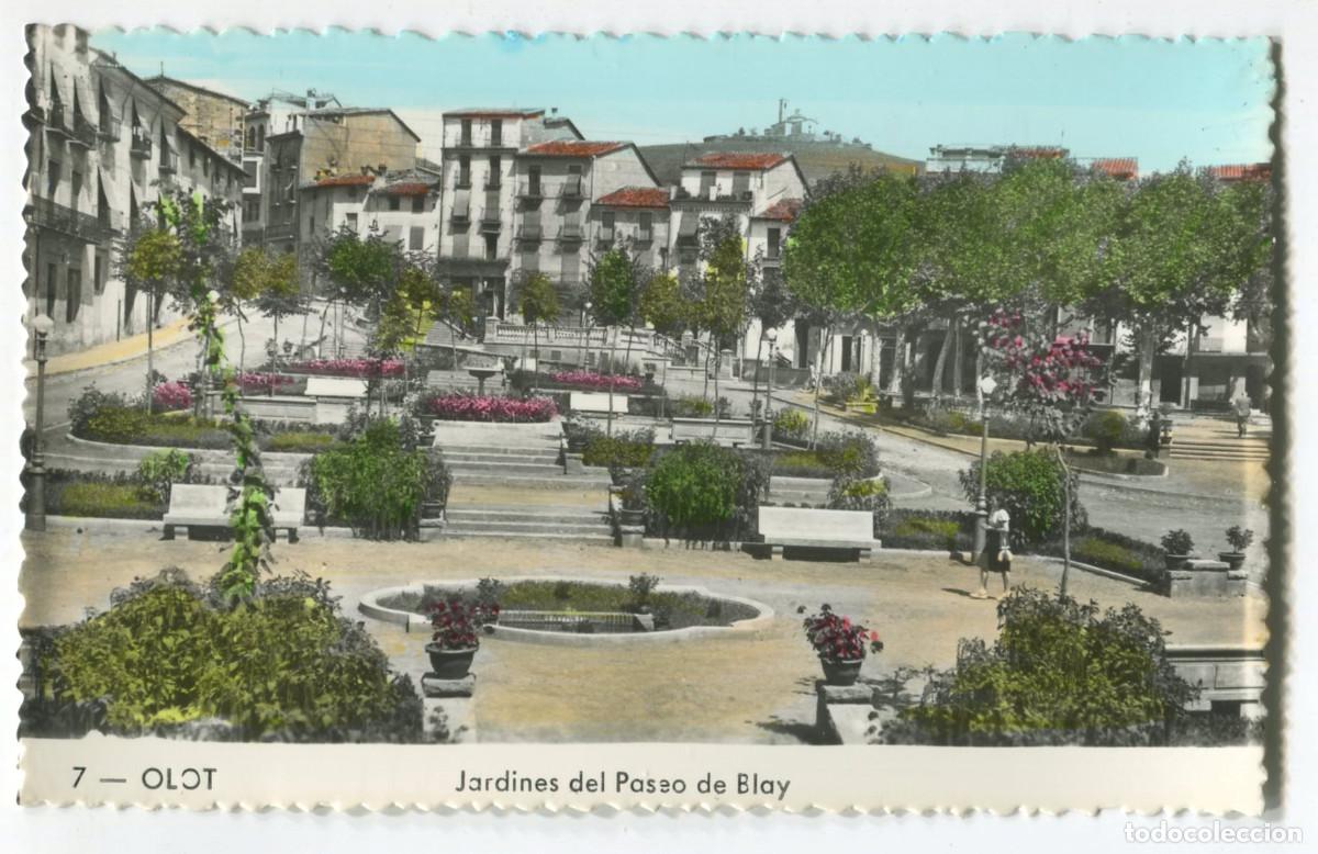 Postales: Olot. Jardines del paseo de Blay. 7 - Foto 1