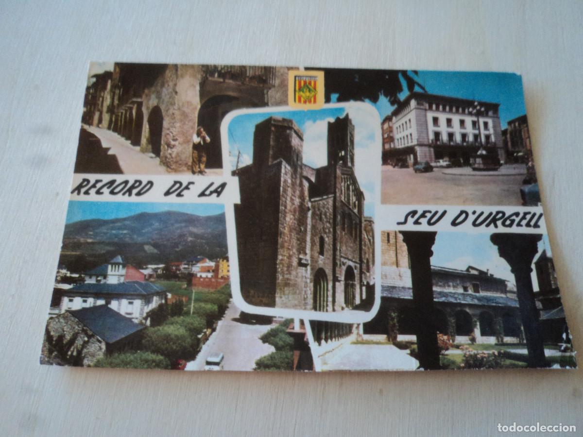 Postkarten: 830 seu d`urgell, carrer tipic de santa maria, ed. soberanas, circulada 1965