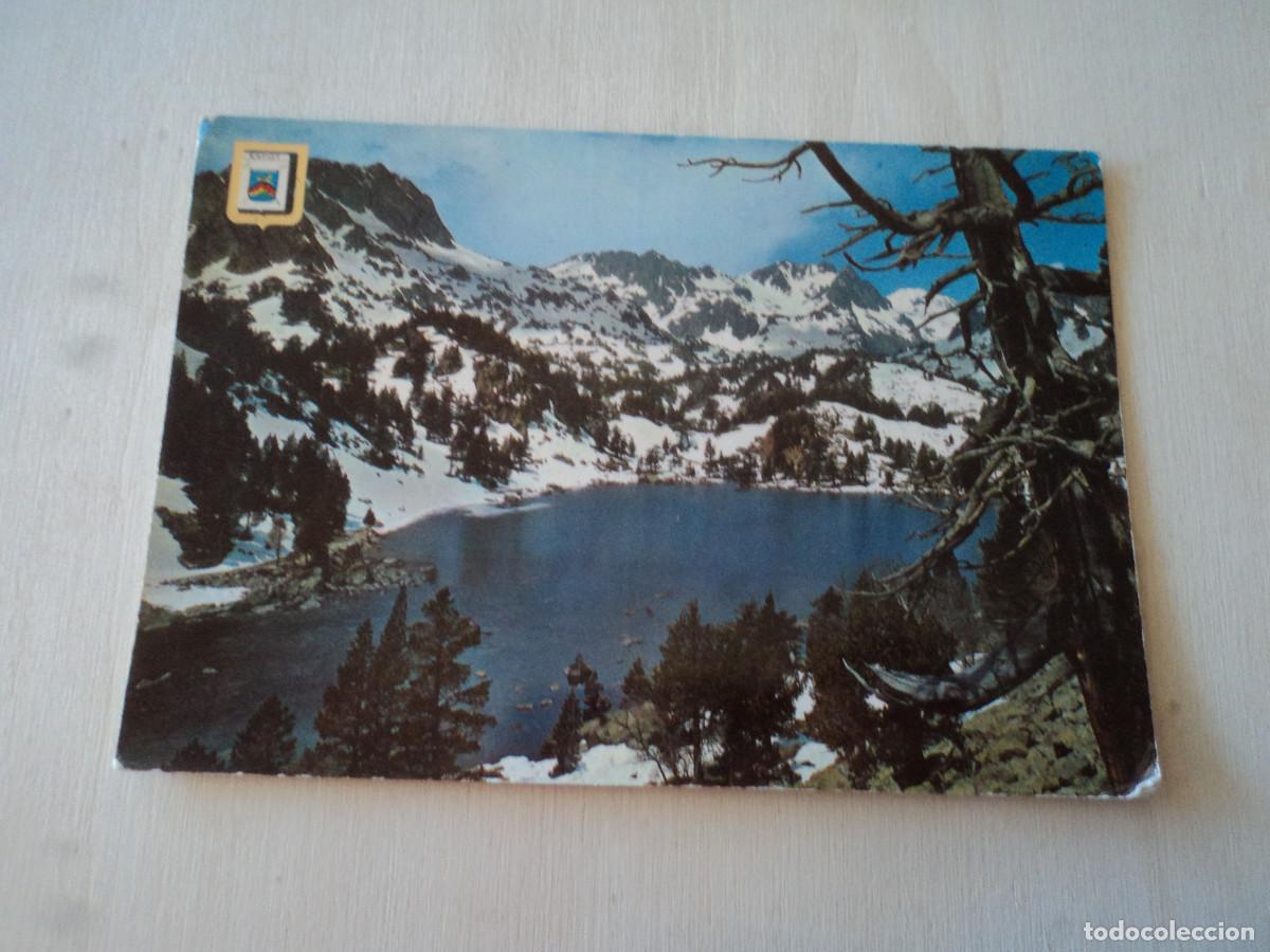 Postales: 904 pirineu catala, vall d`espot lago san mauricio, ed. soberanas, circulada 1965
