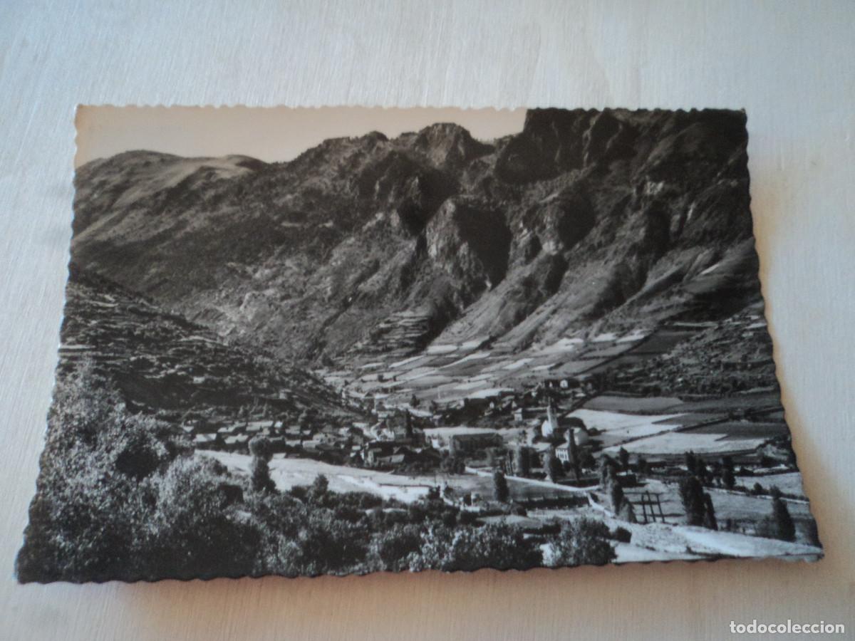 Postales: 129 vall de espot, lerida, vista general, ed. of. turismo, circulada 1955