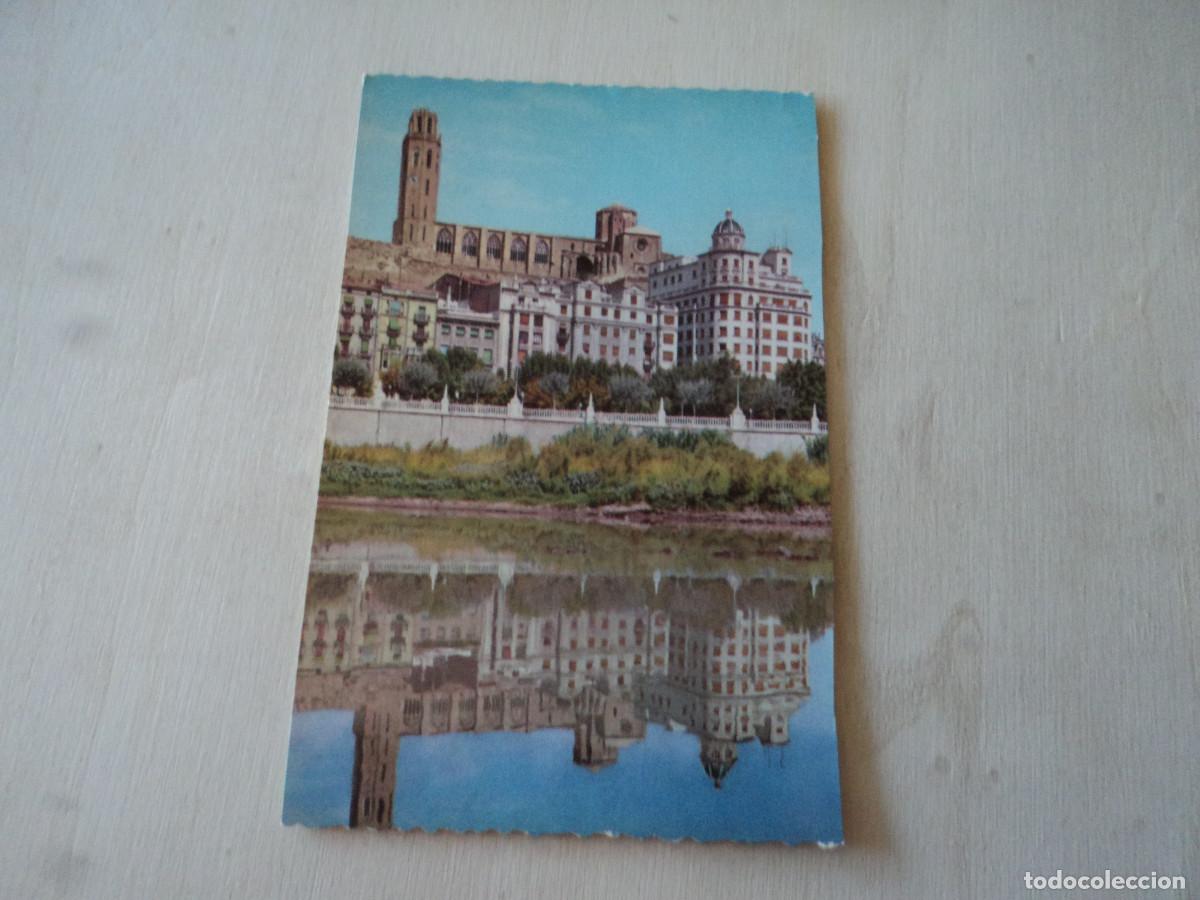 Postales: 2905 lerida, rio segre y vista parcial, ed. garrabella, circulada 1965