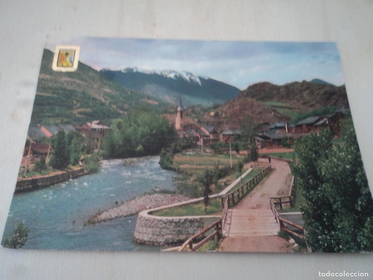Postais: 972 pirineu catala, detall d&acute;esterri d`aneu, ed. soberanas, circulada 1966