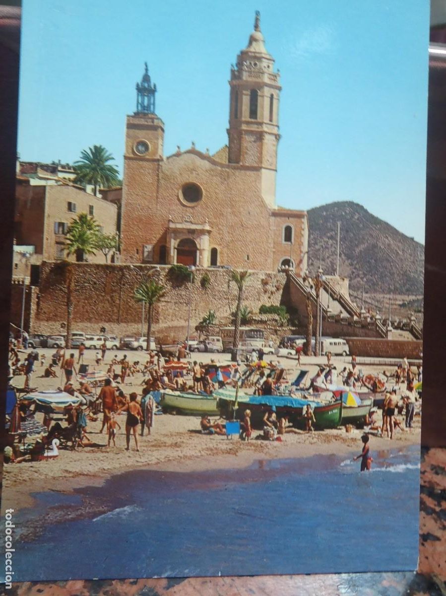 Postales: SITGES - IGLESIA - Foto 1