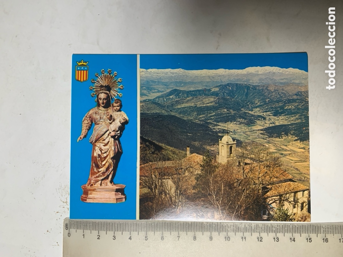 Postales: POSTAL. SANTUARIO NTRA. SRA. FONT DE LA SALUT. SAN FELIU DE PALLAROLS. GERONA. FITER. A&Ntilde;O 1968.