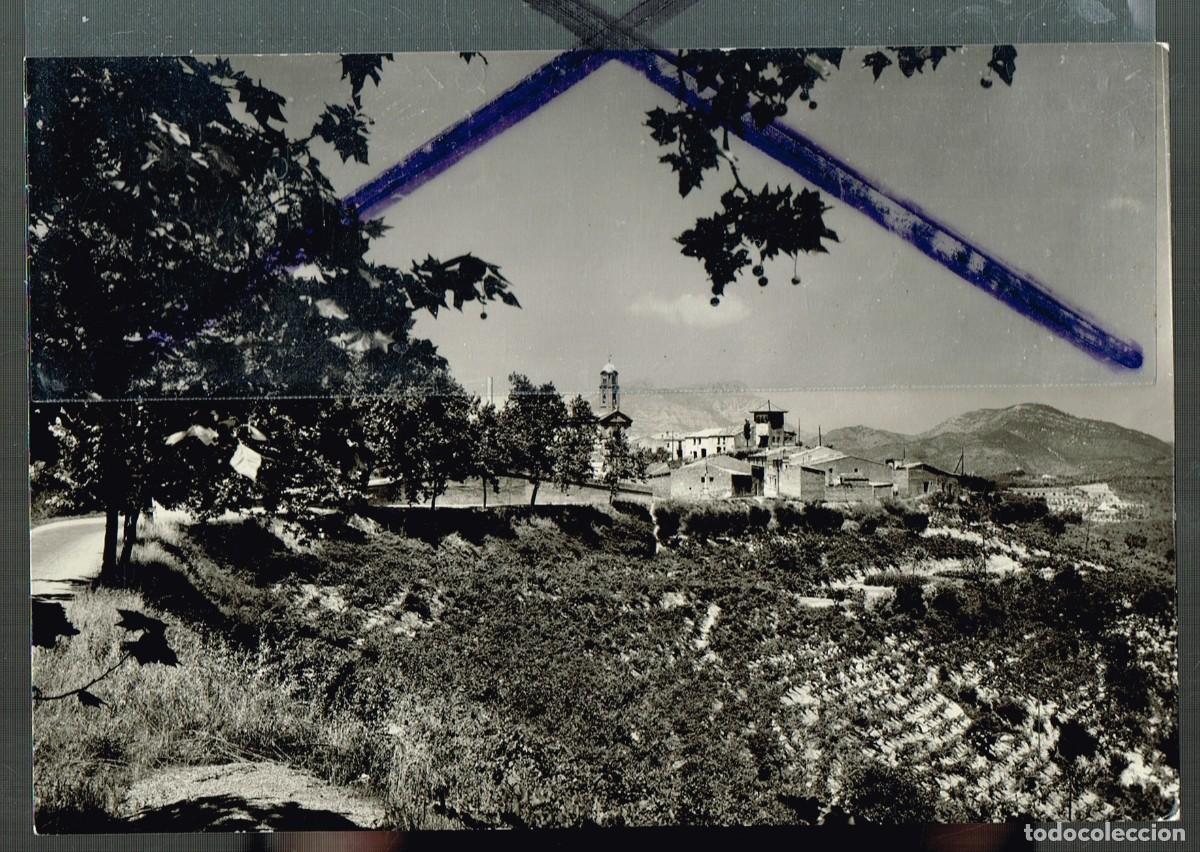 Postales: 60&acute;s ca. ESCRITA b/n ULLASTRELL 1 VISTA PARCIAL, AL FONDO MONTSERRAT