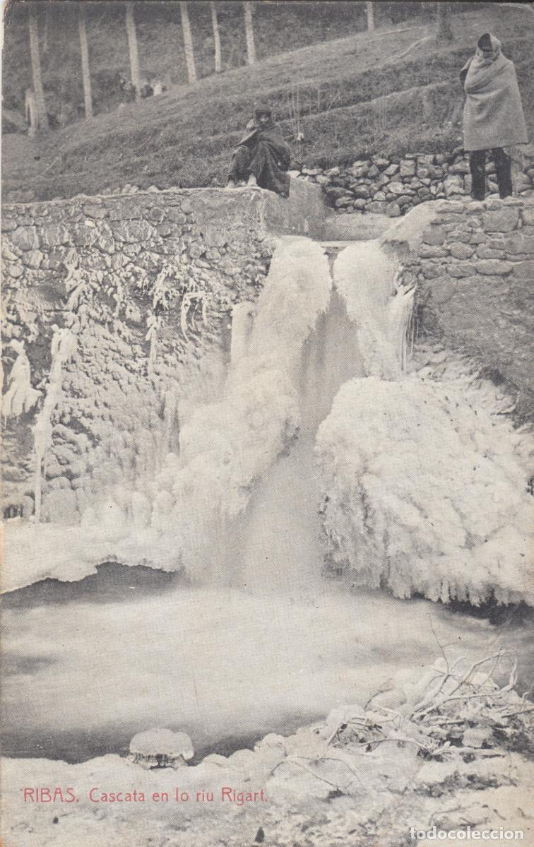 Postales: POSTAL RIBAS - CASCADA DEL RIO RIGART - Foto 1