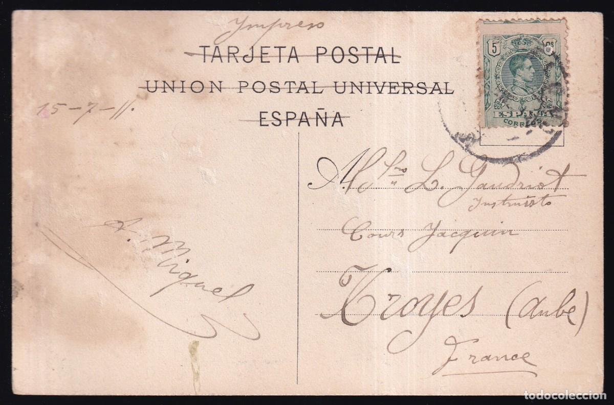 Postales: Barcelona. *Catedral. Cripta y Sepulcro de Santa Eulalia* Circulada. - Foto 2