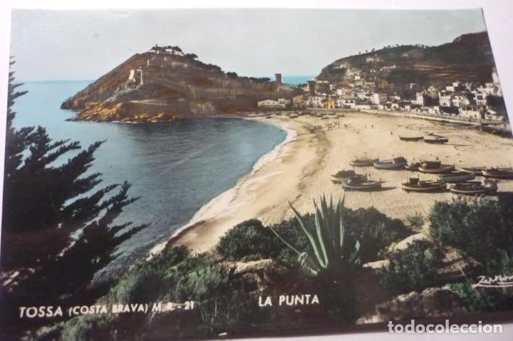 Postales: postal tossa .-la punta coloreada escrita - Foto 1