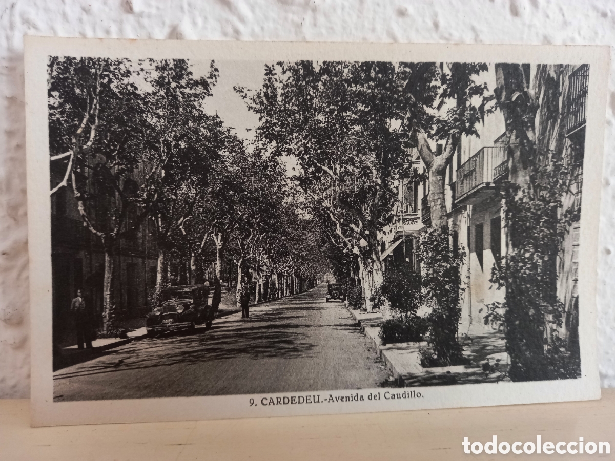 Postkarten: Postal CARDEDEU. Avenida del Caudillo