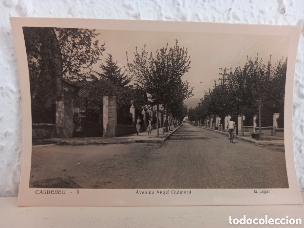 Postales: Postal CARDEDEU. Avenida Angel Guimera