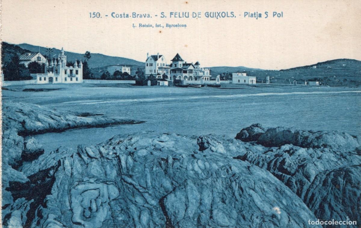 Postales: SAN FELIU DE GUIXOLS. 150 PLATJA DE SANT POL